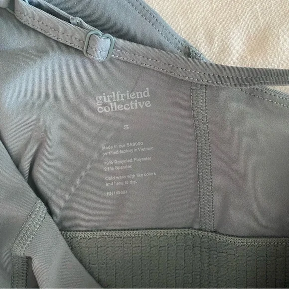 Girlfriend Collective Devin Compressive Camisole NWOT Lagoon Size Small - Picture 5 of 7